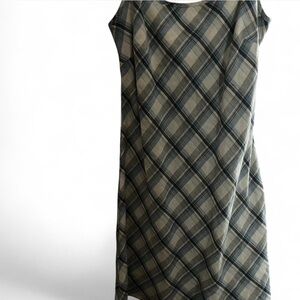 J. Crew vintage Plaid mini dress